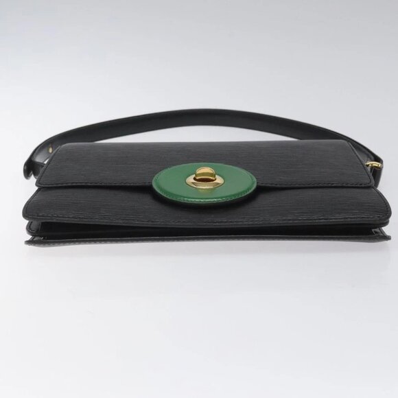 LOUIS VUITTON Epi Free Run Shoulder Bag Green Black - Picture 7 of 15